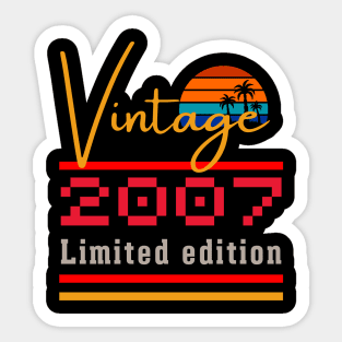 vintage 2007 limited edition Sticker